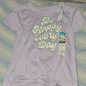 Lavender Kids Shirt - Be Happy Every Day